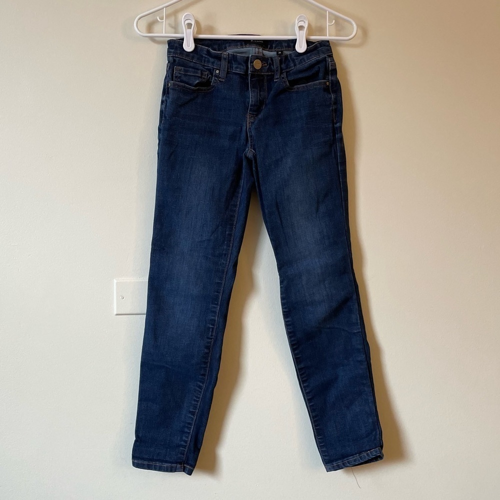 R‎ Jeans Denim dark wash woman’s pants straight leg jeans casual blue cotton